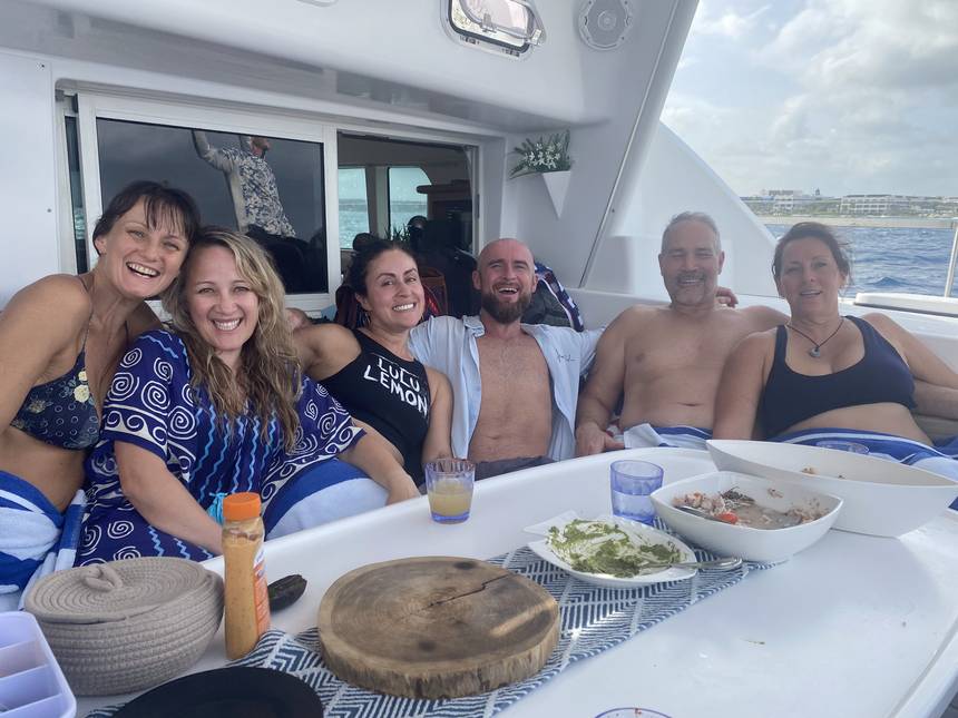 On the water