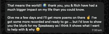 Member testimonial