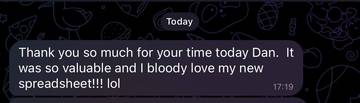 Member testimonial