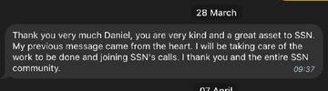 Member testimonial